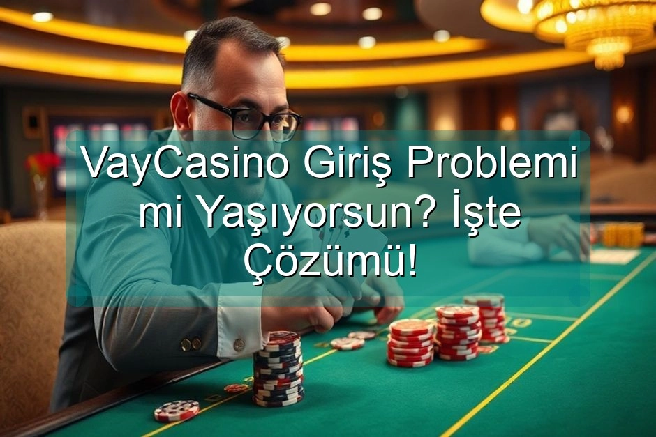 VayCasino Giriş Problemi mi Yaşıyorsun? İşte Çözümü!